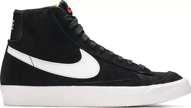 Кроссовки Nike Blazer Mid '77 Suede 'Black White', черный