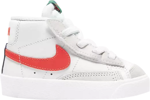 Кроссовки Nike Blazer Mid '77 TD 'Platinum Tint Bright Crimson', кремовый