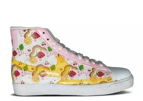 Кроссовки Nike BLAZER MID PREMIUM GS 'STRAWBERRY SHORTCAKE', белый