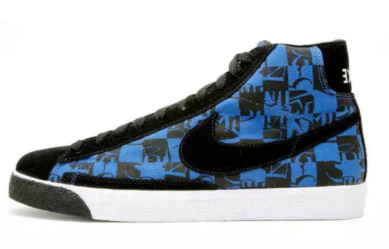 Кроссовки Nike SB Blazer Stussy Neighborhood Blue