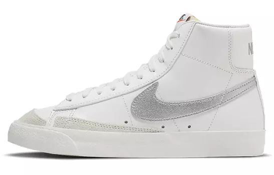 Кроссовки Nike Blazer Mid 77 White Silver Metallic Women's