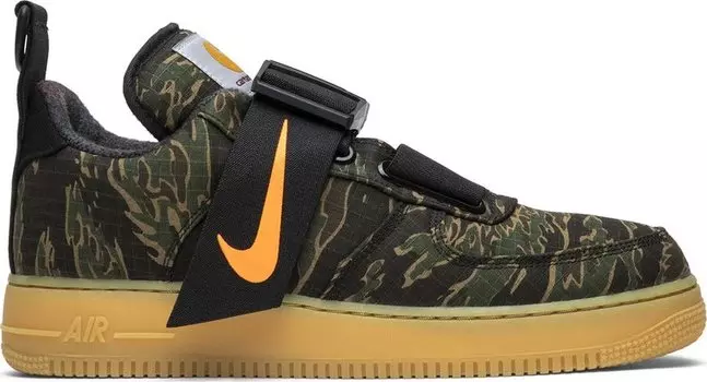 Кроссовки Nike Carhartt WIP x Air Force 1 Utility Low Premium 'Camo', зеленый