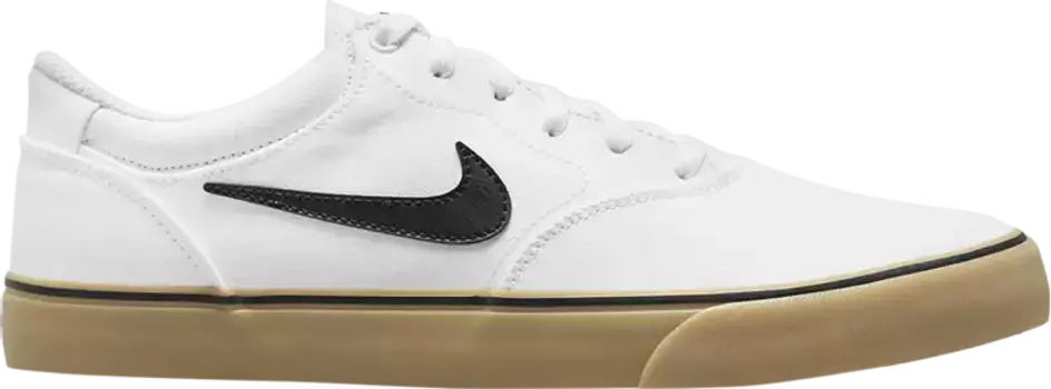 Кроссовки Nike Chron 2 Canvas SB 'White Gum Light Brown', белый