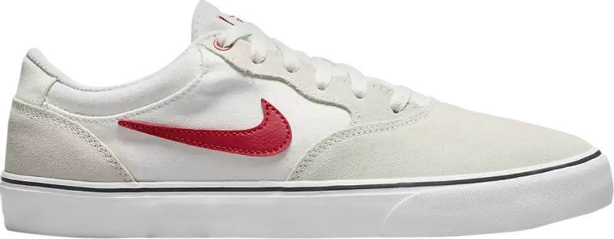 Кроссовки Nike Chron 2 SB 'White University Red', белый