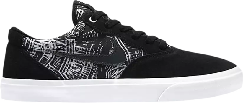 Кроссовки Nike Chron Solarsoft SB Premium 'Black White', черный