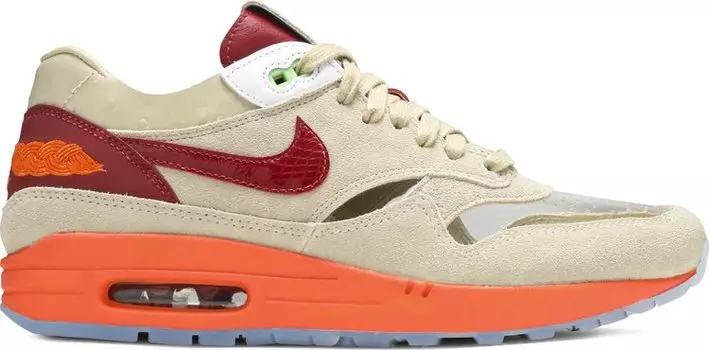 Кроссовки Nike CLOT x Air Max 1 'Kiss of Death' 2021, бежевый