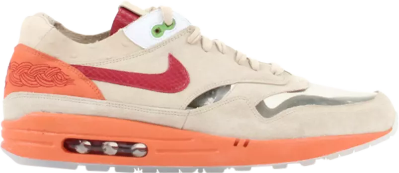 Кроссовки Nike CLOT x Air Max 1 Premium 'Kiss of Death' 2006, загар