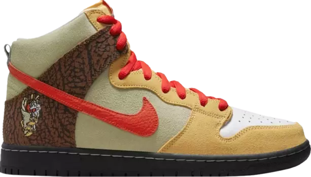Кроссовки Nike Color Skates x Dunk High SB 'Kebab and Destroy', загар