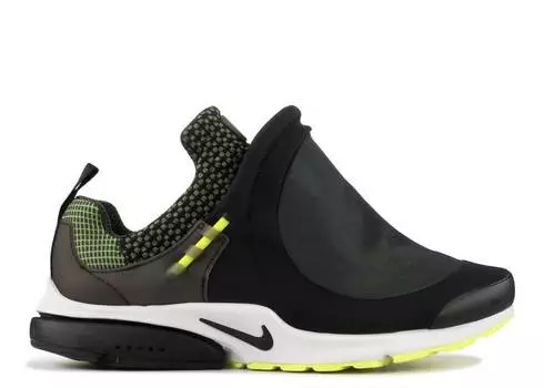 Кроссовки Nike COMME DES GARONS HOMME PLUS X AIR PRESTO FOOT TENT 'ANTHRACITE LEMON',