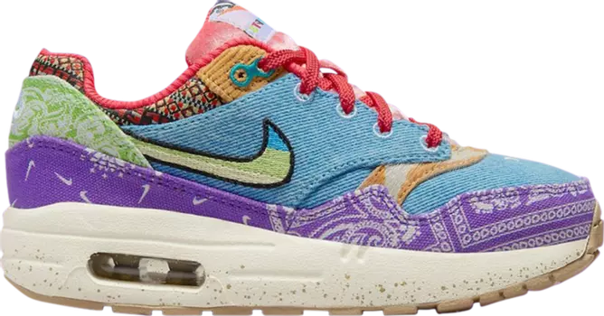 Кроссовки Nike Concepts x Air Max 1 SP PS 'Far Out', многоцветный