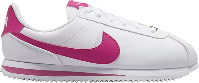 Кроссовки Nike Cortez Basic SL GS 'White Pink Prime', белый