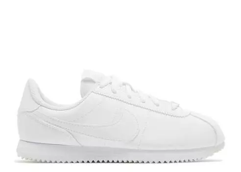 Кроссовки Nike CORTEZ BASIC SL GS 'TRIPLE WHITE', белый