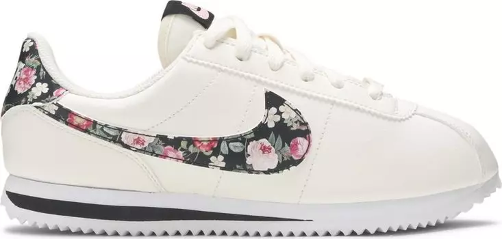 Кроссовки Nike Cortez Basic Vintage Floral GS 'Pale Ivory', кремовый