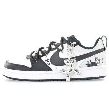 Кроссовки Nike Court Borough 2 Kids' Skateboarding Shoes Grade School, черный