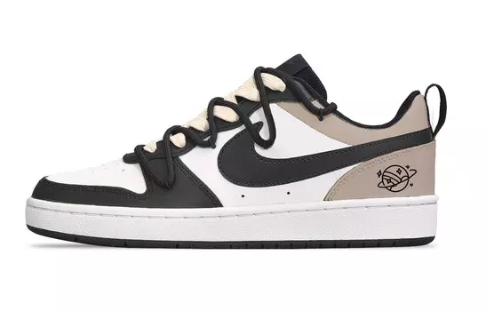 Кроссовки Nike Court Borough Kids' Skateboarding Shoes Grade School, черный