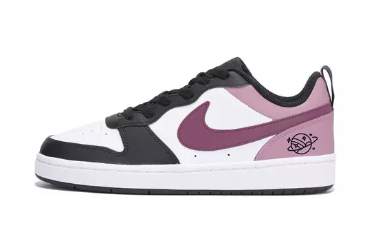 Кроссовки Nike Court Borough Kids' Skateboarding Shoes Grade School, черный