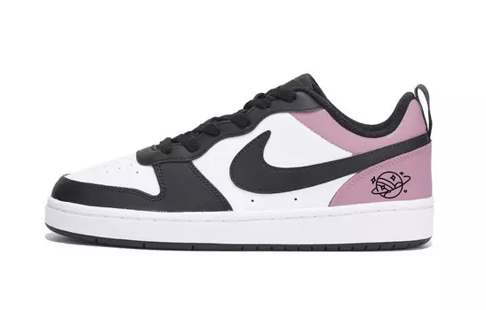 Кроссовки Nike Court Borough Kids' Skateboarding Shoes Grade School, черный