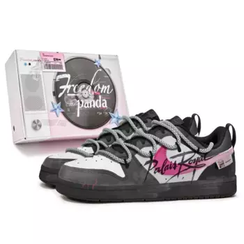 Кроссовки Nike Court Borough Kids' Skateboarding Shoes Grade School, черный/розовый