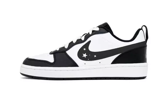 Кроссовки Nike Court Borough Kids' Skateboarding Shoes Grade School, черный/белый