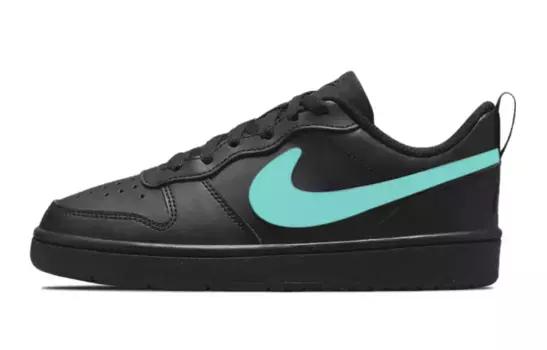 Кроссовки Nike Court Borough Kids' Skateboarding Shoes Grade School, черный