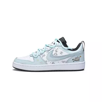 Кроссовки Nike Court Borough Kids' Skateboarding Shoes Grade School, синий/белый