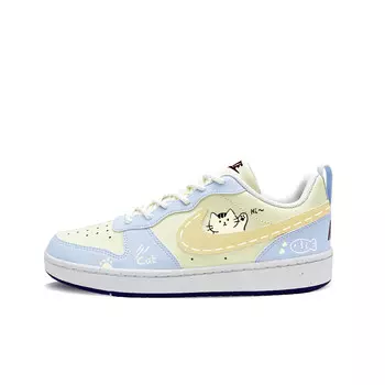 Кроссовки Nike Court Borough Kids' Skateboarding Shoes Grade School, светло-голубой