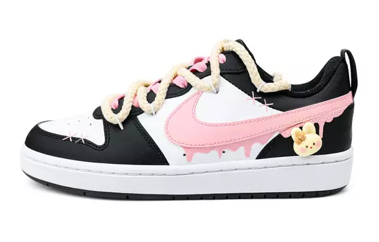Кроссовки Nike Court Borough Kids' Skateboarding Shoes Grade School, розовый