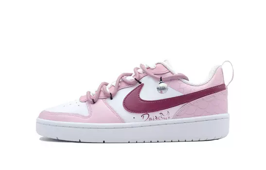 Кроссовки Nike Court Borough Kids' Skateboarding Shoes Grade School, розовый