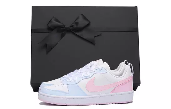 Кроссовки Nike Court Borough Kids' Skateboarding Shoes Grade School, розовый