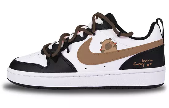 Кроссовки Nike Court Borough Kids' Skateboarding Shoes Grade School, белый