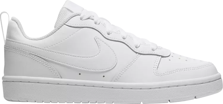 Кроссовки Nike Court Borough Low 2 GS 'Triple White', белый