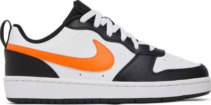 Кроссовки Nike Court Borough Low 2 GS 'White Black Orange', белый