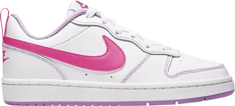Кроссовки Nike Court Borough Low 2 GS 'White Hyper Pink', белый