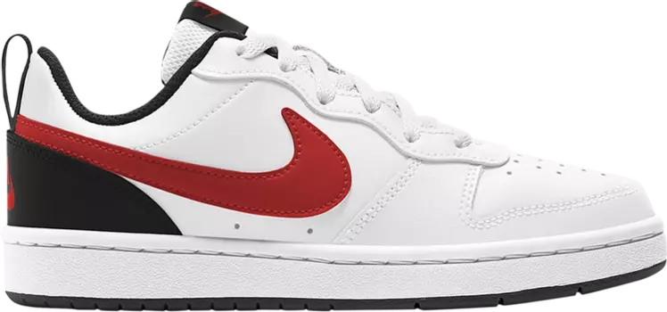 Кроссовки Nike Court Borough Low 2 GS 'White University Red', белый