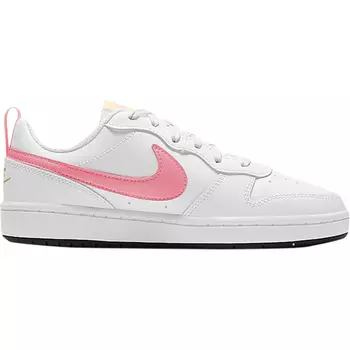Кроссовки Nike Court Borough Low 2 GS, белый/розовый