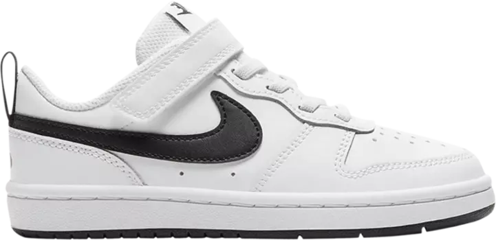 Кроссовки Nike Court Borough Low 2 PS 'White Black', белый