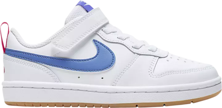 Кроссовки Nike Court Borough Low 2 PS 'White Pacific Blue', белый
