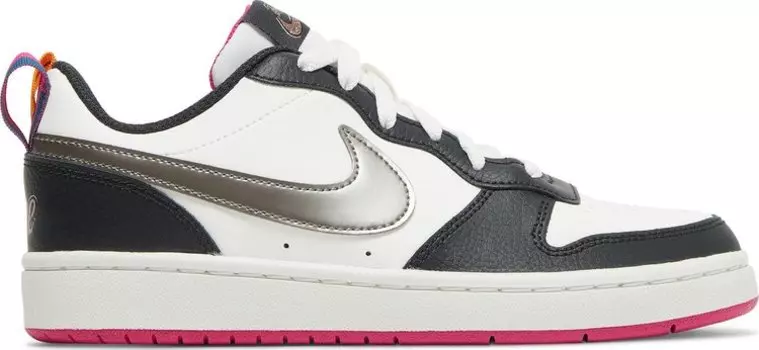 Кроссовки Nike Court Borough Low 2 SE GS 'Summit White Pink Prime', белый