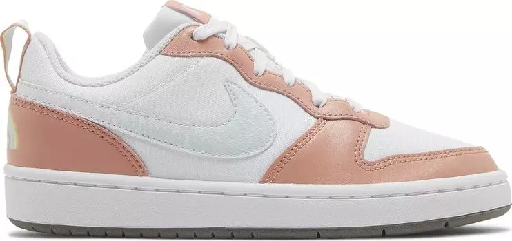 Кроссовки Nike Court Borough Low 2 SE GS 'White Light Madder Root', белый