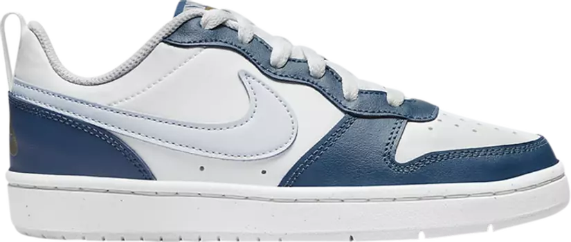 Кроссовки Nike Court Borough Low 2 SE GS 'White Valerian Blue', белый