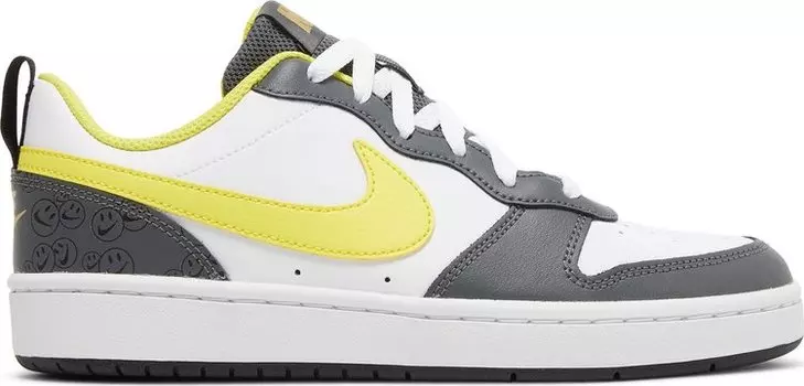 Кроссовки Nike Court Borough Low 2 SE GS 'White Yellow Strike', белый