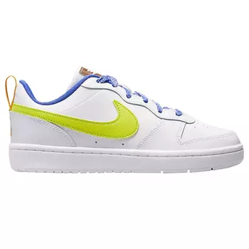 Кроссовки Nike Court Borough Low 2 SE GS 'White Atomic Green', Белый