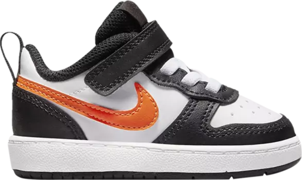 Кроссовки Nike Court Borough Low 2 TD 'White Black Orange', белый
