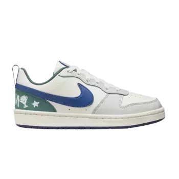 Кроссовки Nike Court Borough Low Recraft GS Sail Court Blue Bicoastal, кремовый