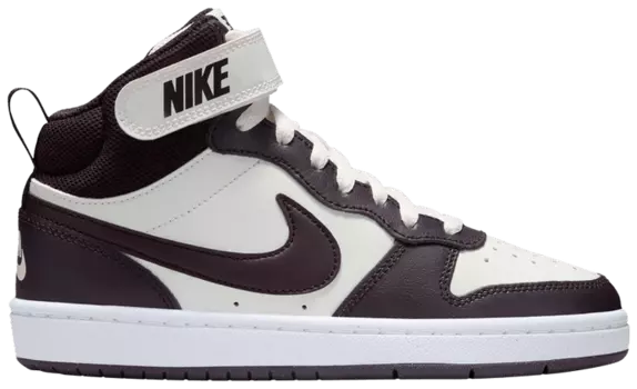Кроссовки Nike Court Borough Mid 2 GS 'Burgundy White', красный