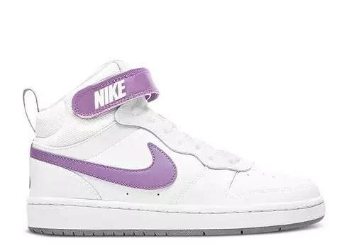 Кроссовки Nike COURT BOROUGH MID 2 GS 'WHITE FUCHSIA GLOW', белый