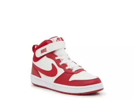 Кроссовки Nike Court Borough Mid — детские, красные