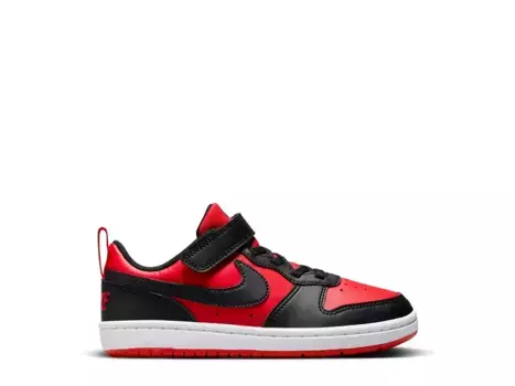 Кроссовки Nike Court Borough Recraft Low — детские, красные