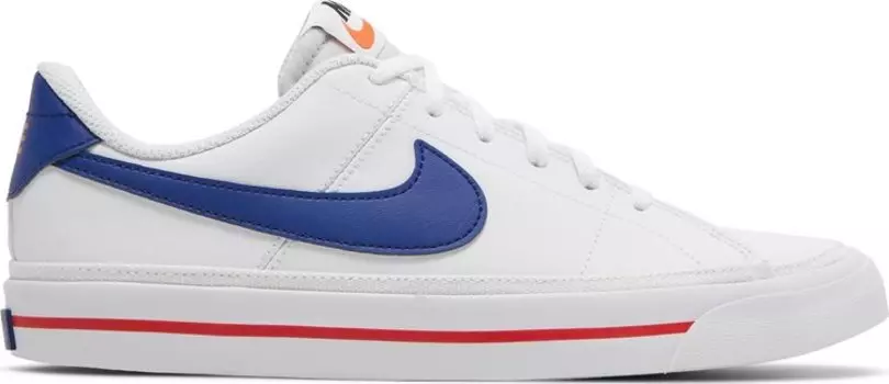 Кроссовки Nike Court Legacy GS 'White Deep Royal Blue Red', белый