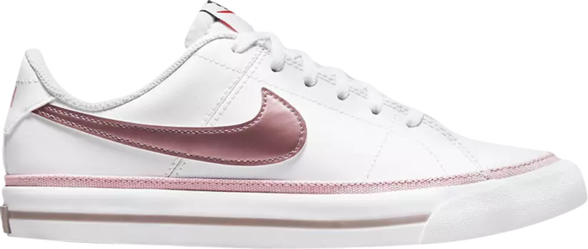 Кроссовки Nike Court Legacy GS 'White Pink Glaze', белый